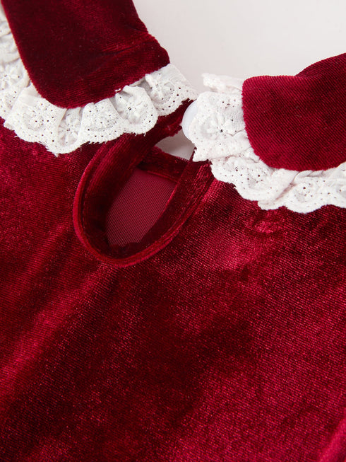 christmas-burgundy-velvet-girls-smocked-pearl-lace-collar-dress-sophias-style-4
