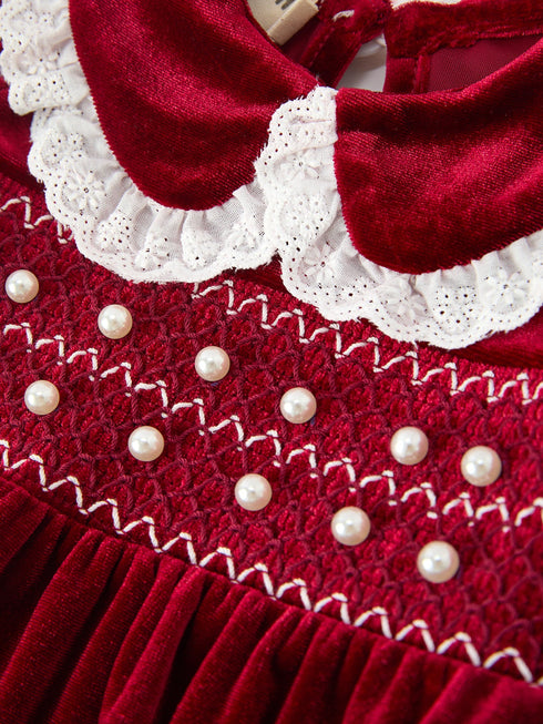 christmas-burgundy-velvet-baby-girl-smocked-pearl-romper-sophias-style-3