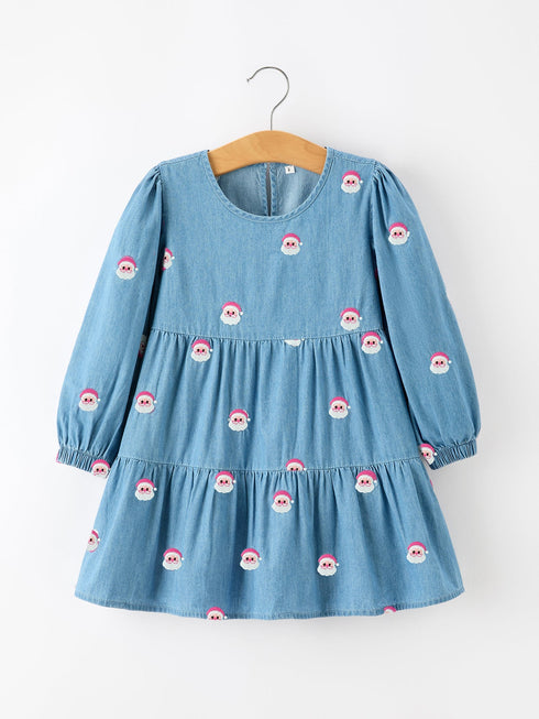 christmas-santa-embroidered-girls-denim-dress-rylee-faith-sophias-styleDress-1