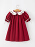 christmas-holly-embroidered-girls-dress-petals-collar-puff-sleeve-sophias-style-2