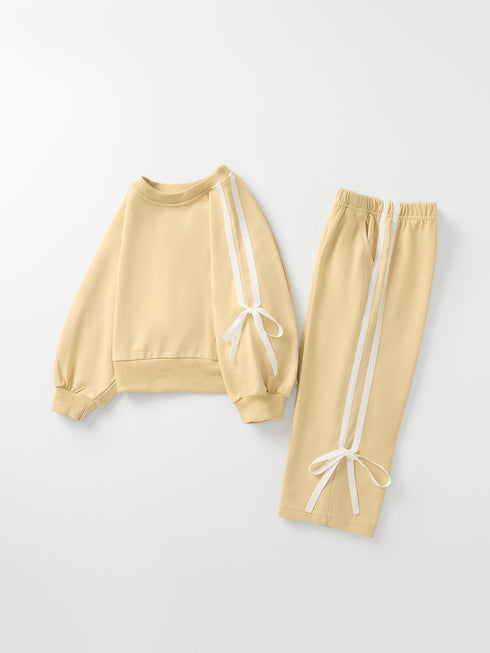 girls-pink-bow-trim-sweatshirt-and-pants-set-sophias-style-14