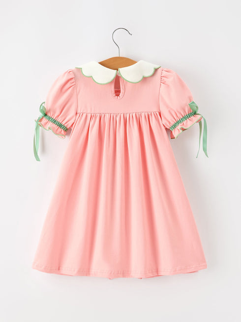 christmas-girls-pink-christmas-tree-embroidered-ruffle-dress-sophias-style-2