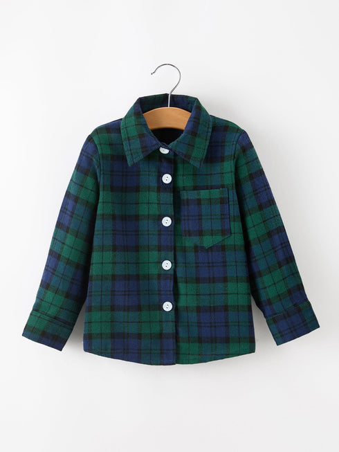 christmas-boys-green-navy-plaid-button-down-shirt-sophias-styleTop-1