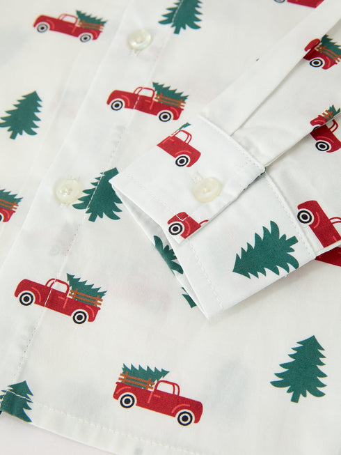 christmas-boys-christmas-tree-truck-print-shirt-red-suspender-pants-setsophias-style-8