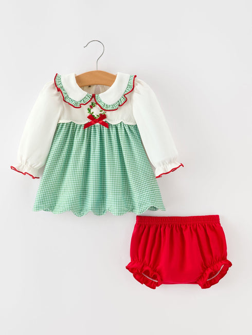 baby-girls-christmas-green-plaid-embroidered-dress-top-bloomer-set-rylee-faith-sophias-styleRomper-1