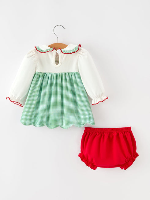 baby-girls-christmas-green-plaid-embroidered-dress-top-bloomer-set-rylee-faith-sophias-style-2