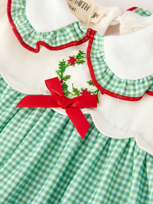 baby-girls-christmas-green-plaid-embroidered-dress-top-bloomer-set-rylee-faith-sophias-style-3