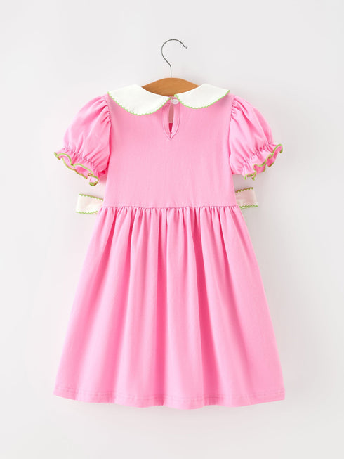 girls-christmas-pink-bow-christmas-tree-peter-pan-collar-dress-rylee-faith-sophias-style-2