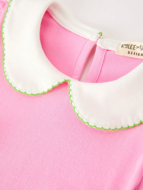 girls-christmas-pink-bow-christmas-tree-peter-pan-collar-dress-rylee-faith-sophias-style-3