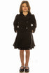 Crayon Kids Girls Long Sleeve Button Up Winter Dress Coat 2T-16 - SophiasStyle.com