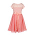 Little Girls Multi Color Lace Stone Belt Chiffon Flower Girl Party Dress 2-6 - SophiasStyle.com