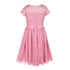 Little Girls Multi Color Lace Stone Belt Chiffon Flower Girl Party Dress 2-6 - SophiasStyle.com