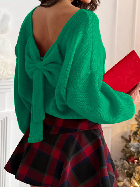 back-bowknot-long-sleeve-sweater-Sophia's Style-4