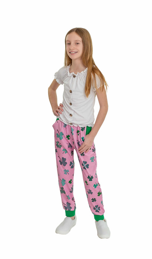 shamrock-pocket-milk-silk-joggers Great Lakes kids - Sophia's StyleJoggers-1