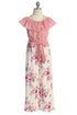 Girls Off-Shoulder Ruffle Jumpsuit with Waist Tie and Necklace, Sizes 4-14