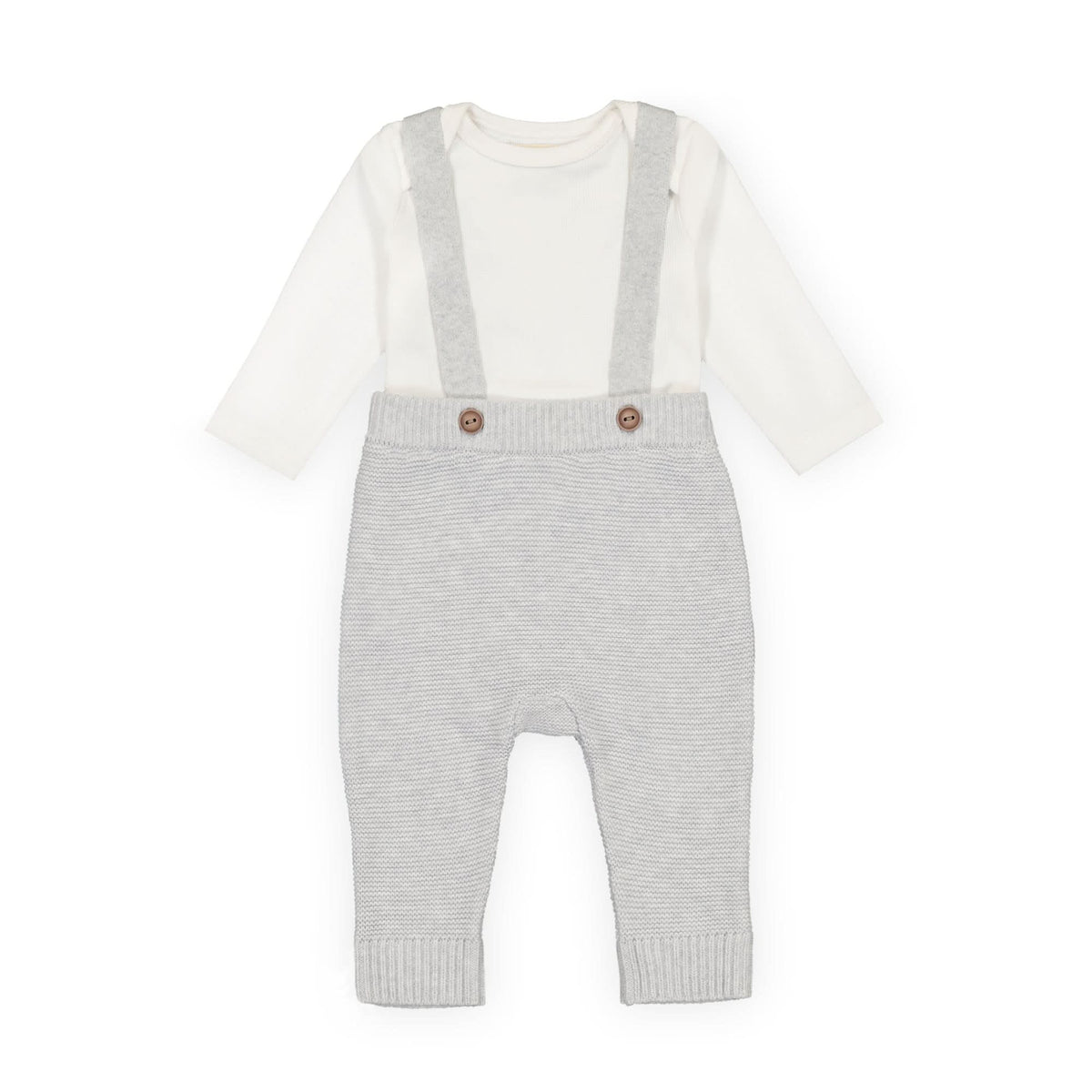 Organic Knit Bodysuit and Sweater Overall Set from Hope & Henry at ...