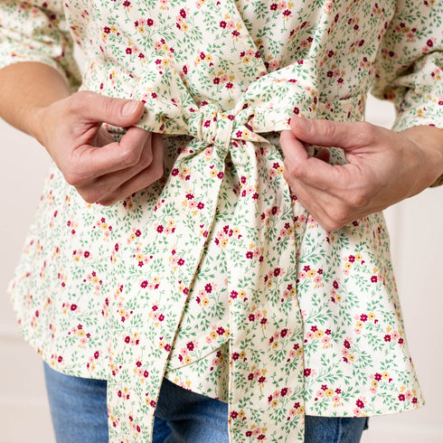 puff-sleeve-wrap-top Sophia's Style-4