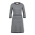 3-4-sleeve-fit-and-flare-sweater-dress Sophia's Style-5