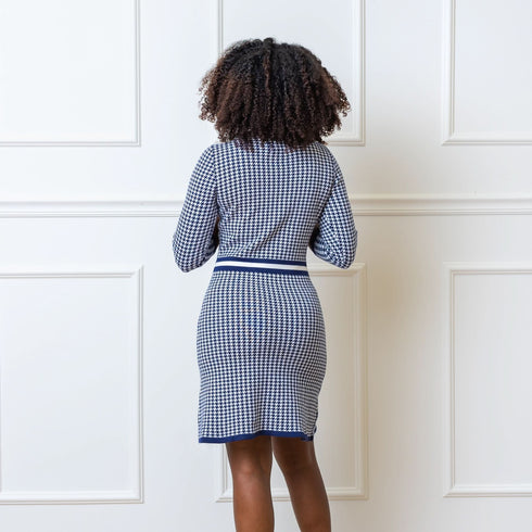 3-4-sleeve-fit-and-flare-sweater-dress Sophia's Style-4