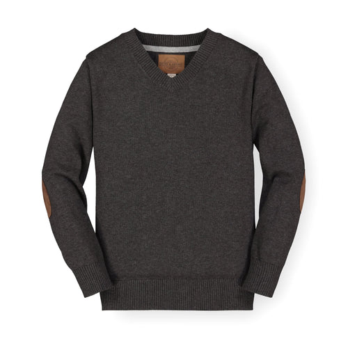 fine-gauge-v-neck-sweater-with-elbow-patches Hope & Henry - Sophia's StyleSweaters-1
