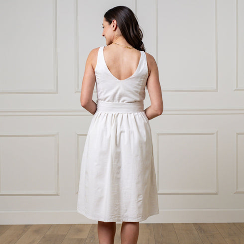 a-line-organic-dress-with-sash-taupe Sophia's Style-3