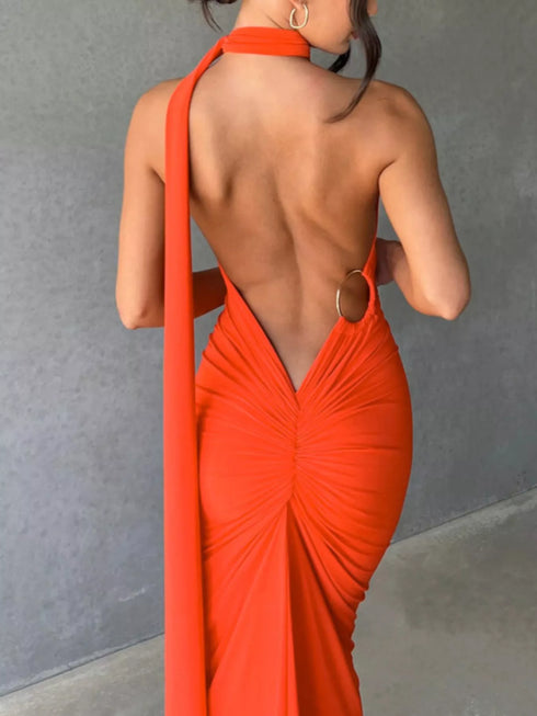 backless-one-shoulder-ruched-bodycon-maxi-dress-OhSoStyled-Sophia's-Style-21