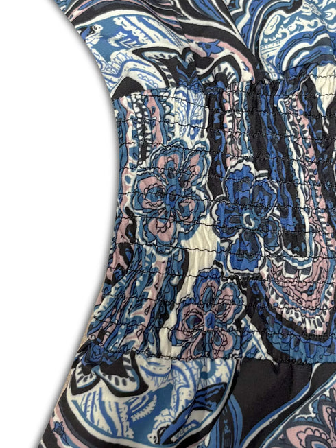 printed-v-neck-cap-sleeve-maxi-dress-OhSoStyled-Sophia's-Style-4