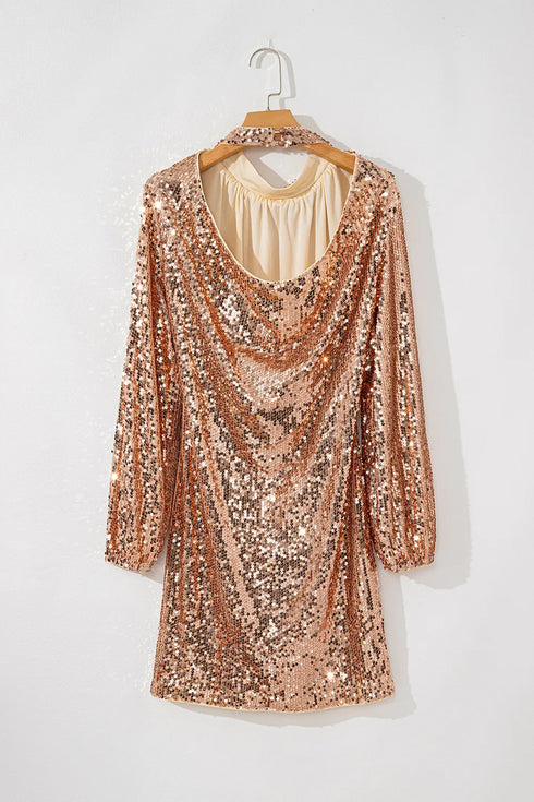 backless-sequin-mock-neck-long-sleeve-mini-dress-OhSoStyled-Sophia's-Style-4
