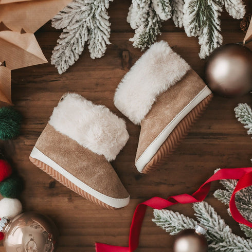 brown-ari-boot Little Love Bug - Sophia's Style-Kids Shoes-size-2 (Weatherproof Soft Sole)-