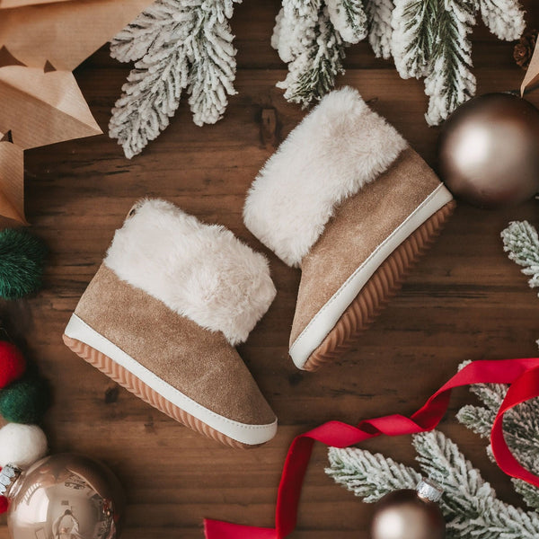 brown-ari-boot Little Love Bug - Sophia's Style-Kids Shoes-size-2 (Weatherproof Soft Sole)-