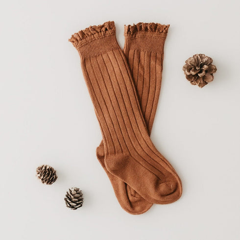 llb-lace-top-knee-high-socks Shoes & Accessories