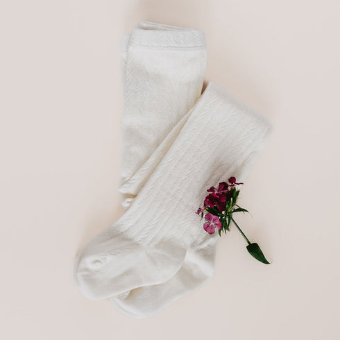 little-love-bug-cable-knit-tights Shoes & Accessories