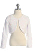 Girls Sparkle Sequin Long Sleeve Velvet Bolero 2-14