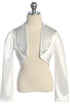 Elegant Girls Satin Stretch Bolero – Classic Black & White 2-14