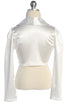 Elegant Girls Satin Stretch Bolero – Classic Black & White 2-14
