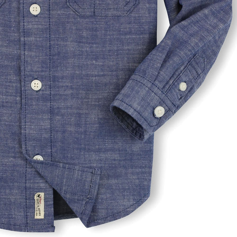 organic-chambray-button-down-shirt Hope & Henry - Sophia's Style-6