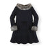 long-sleeve-ponte-dress-with-faux-fur Hope & Henry - Sophia's StyleDresses-1