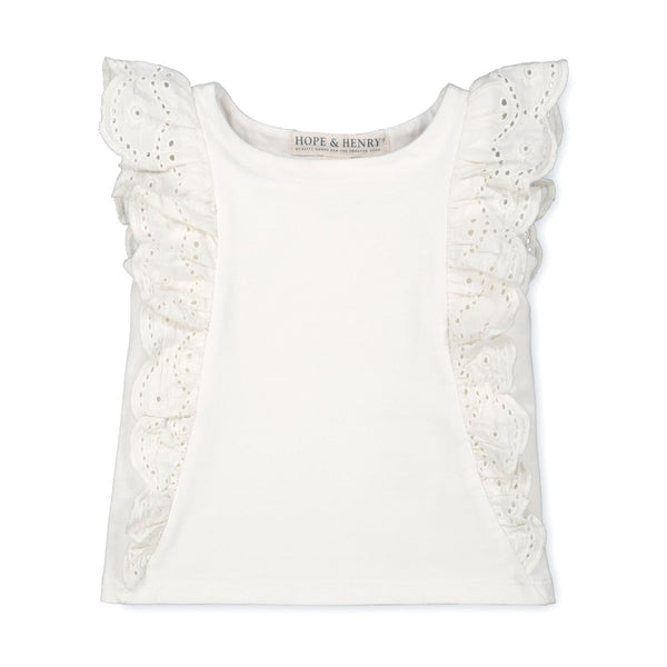 eyelet-ruffle-knit-top Hope & Henry - Sophia's StyleTops-1