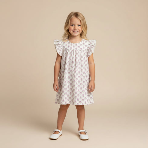 organic-short-sleeve-flutter-dress-lavender-makemake-organics-sophias-styleShort Sleeve Flutter Dress-1