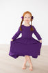 purple-3-4-sleeve-pocket-twirl-dress Mila & Rose - Sophia's Style-3