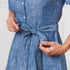 organic-button-front-chambray-dress Sophia's Style-2