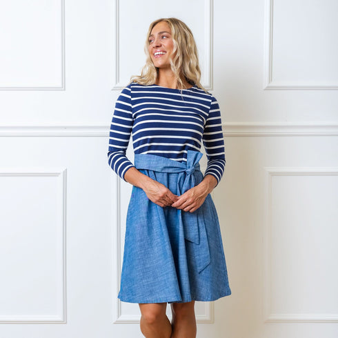 french-jersey-skater-dress Sophia's StyleDresses-1