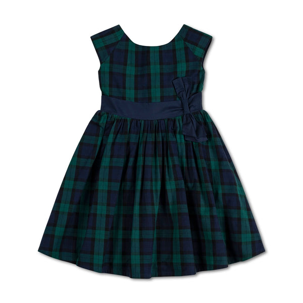 cap-sleeve-organic-party-dress-with-bow-sash-baby Hope & Henry - Sophia's StyleDresses-1