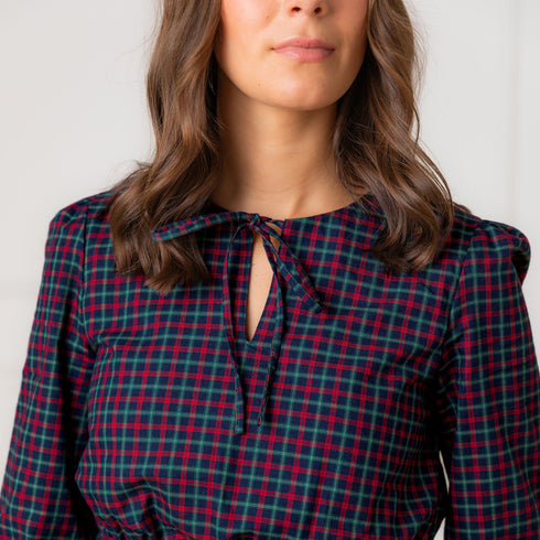 smocked-keyhole-dress Sophia's Style-2