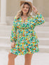 plus-size-printed-surplice-long-sleeve-mini-dress OhSoStyled - Sophia's Style-5