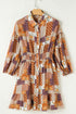 printed-collared-neck-three-quarter-sleeve-mini-shirt-dress OhSoStyled at Sophia's Style-5