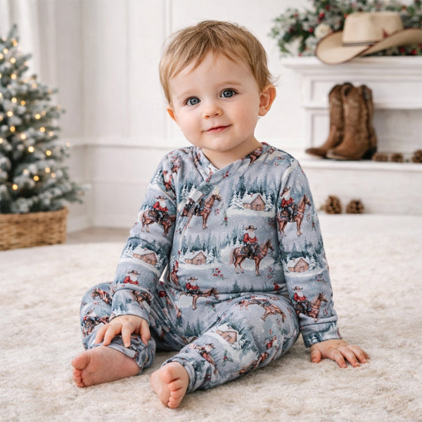 cowboy-christmas-bamboo-zipper-romper-convertible-cuffs-tesa-babe-sophias-styleRompers - Zipper-1