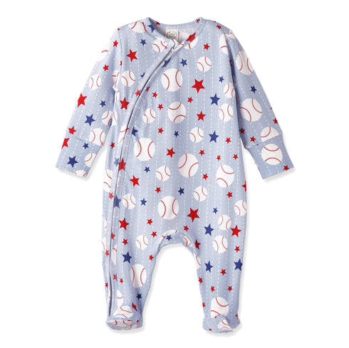 grand-slam-baseball-bamboo-zipper-romper-for-baby-sophias-styleRompers w/Zipper-1