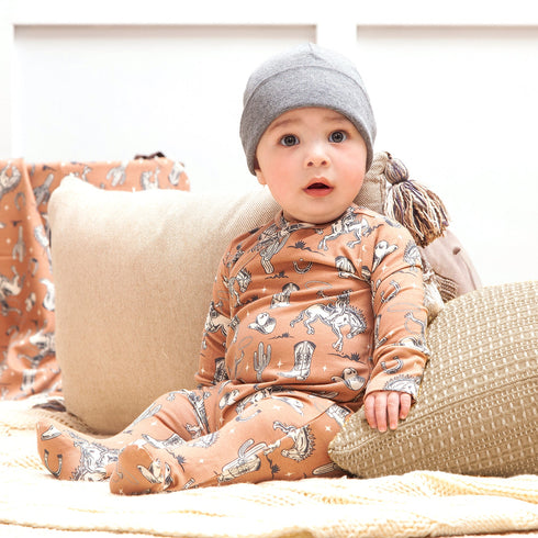 wild-wrangler-brown-western-baby-boy-bamboo-zipper-romper-Sophia's Style-2