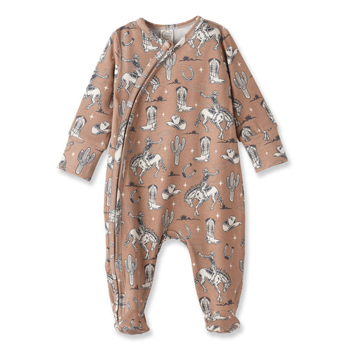 wild-wrangler-brown-western-baby-boy-bamboo-zipper-romper-Sophia's StyleRompers w/Zipper-1